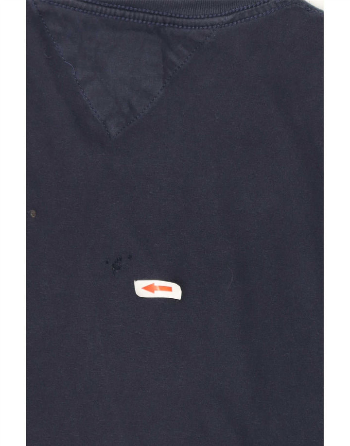 Tricou grafic Tommy Hilfiger pentru bărbați Top mediu din bumbac bleumarin