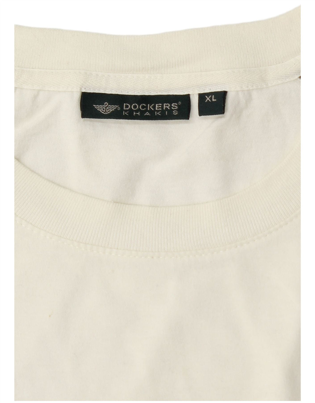 Tricou Dockers pentru bărbați Khakis Top XL Alb Colorblock