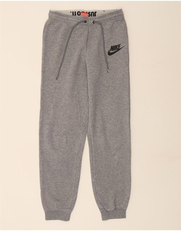 Pantaloni de trening pentru bărbați NIKE Pantaloni de jogging mici, gri, bumbac