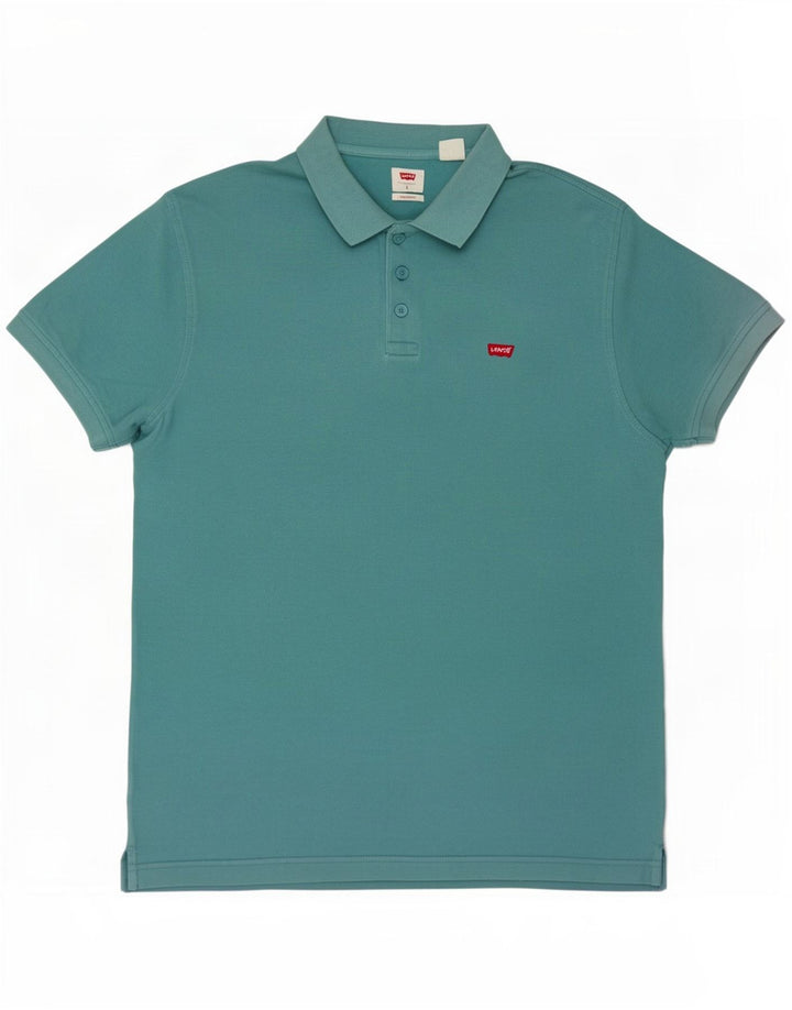 Tricou polo standard pentru bărbați Levi's, mare, albastru, bumbac