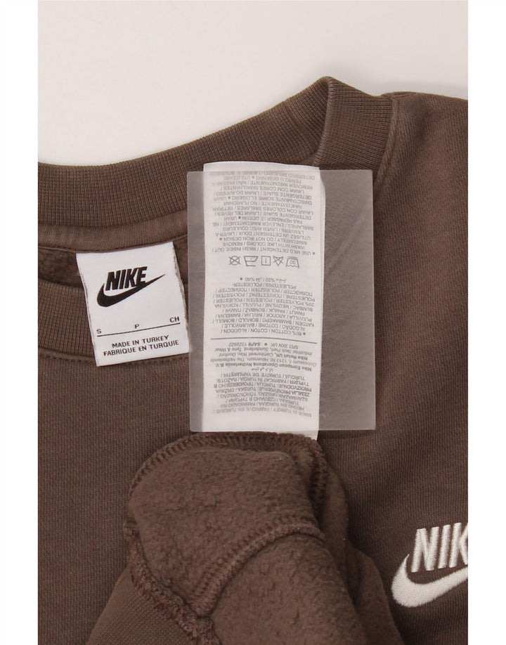 Pulover Nike pentru bărbați, bumbac, maro, mic
