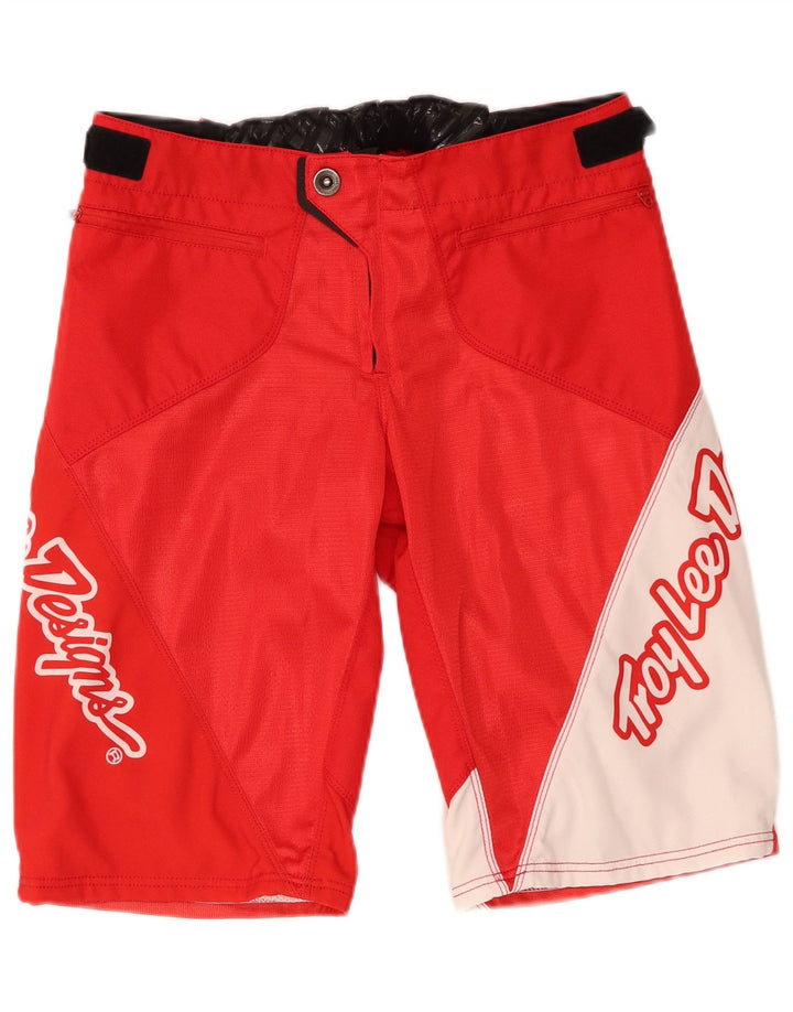 Pantaloni scurți pentru bărbați Troy Lee Designs Motorstyle Graphic Medium W32 Red Colorblock