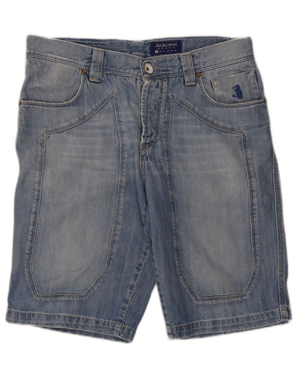 Pantaloni scurți din blugi pentru bărbați Jeckerson W33 Medium Blue