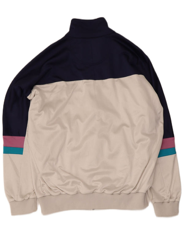 Jachetă de top pentru trening grafic Asics pentru bărbați, IT 54 XL, albastru bleumarin, color block