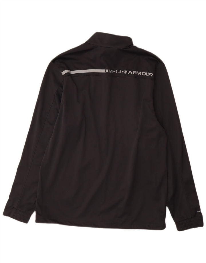 Top de trening Under Armour Cold Gear Graphic Pulover pentru bărbați, mediu negru