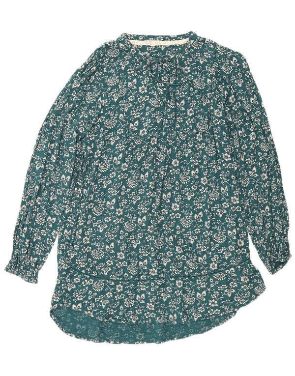 Rochie de bază pentru femei Fat Face UK 12 Medium Blue Floral Viscose