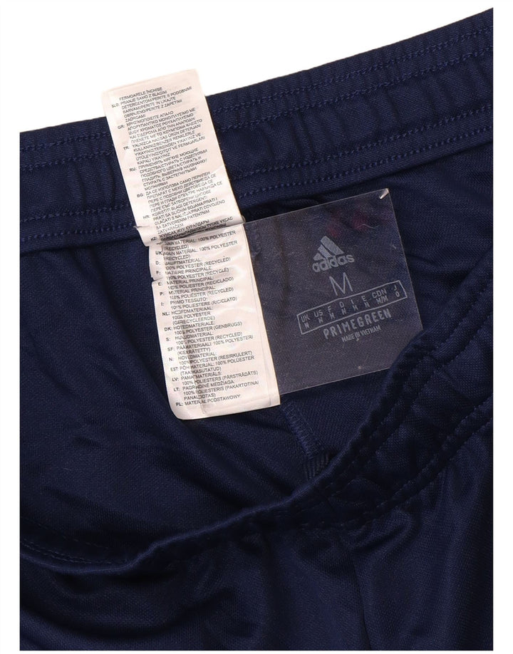 ADIDAS Mens Aeroready Tracksuit Trousers Medium  Navy Blue Polyester