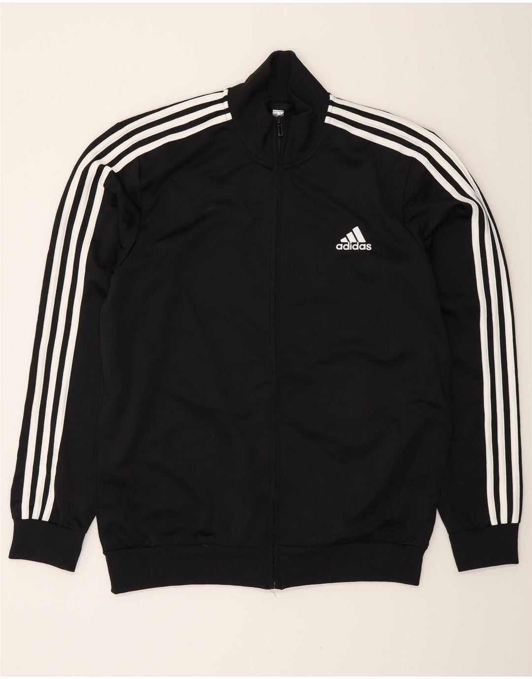 Jachetă de top pentru trening Adidas Primegreen pentru bărbați Marea Britanie 44/46 Poliester negru mare