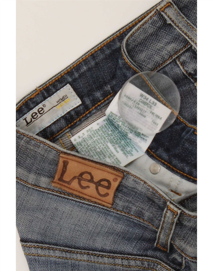 Blugi Lee Cameron Bootcut pentru femei W34 L28 Bumbac albastru