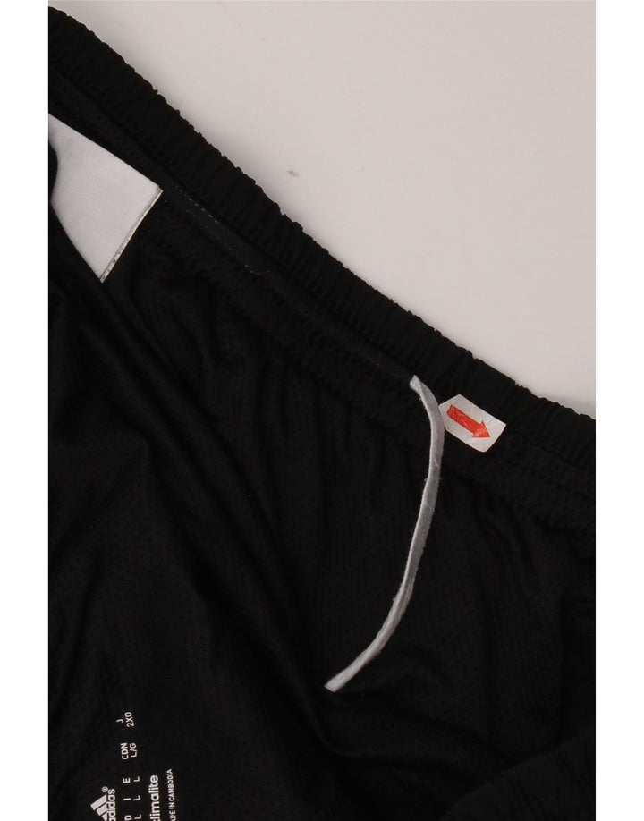 Pantaloni scurți sport pentru bărbați Adidas Climalite, mari, negru, poliester