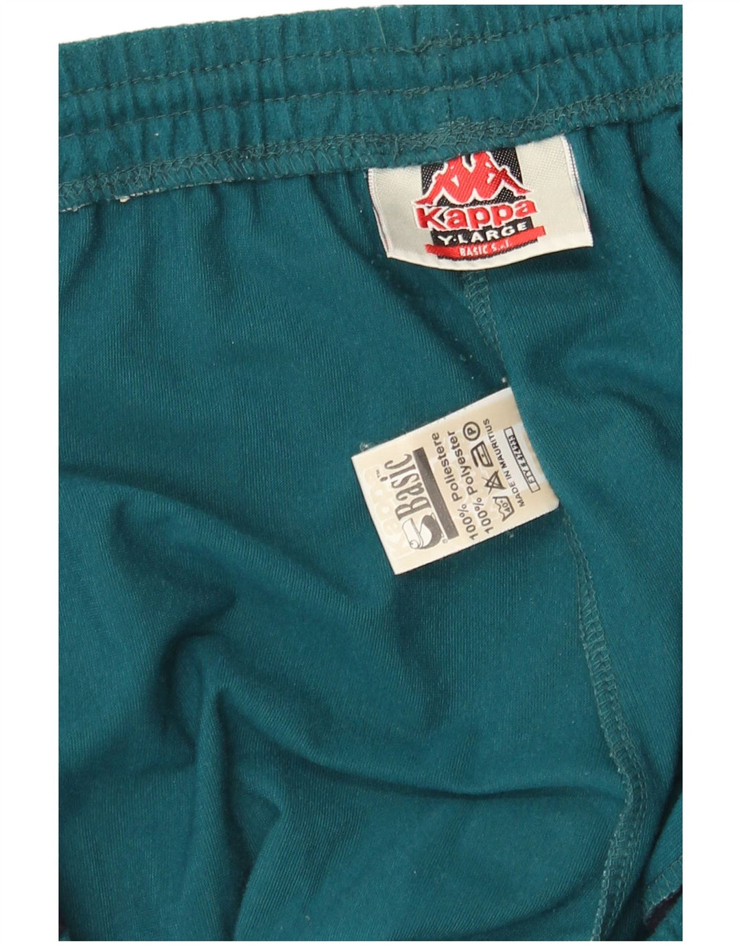 Pantaloni de trening grafic pentru bărbați Kappa, mari, albastru, poliester color bloc