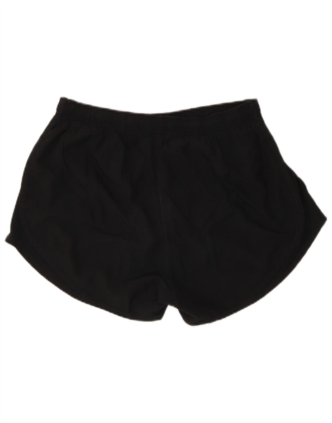 Pantaloni scurti sport NIKE Dri Fit pentru femei UK 14 Poliester mediu negru