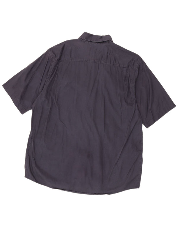 Cămașă cu mânecă scurtă pentru bărbați Wrangler XL, bumbac bleumarin