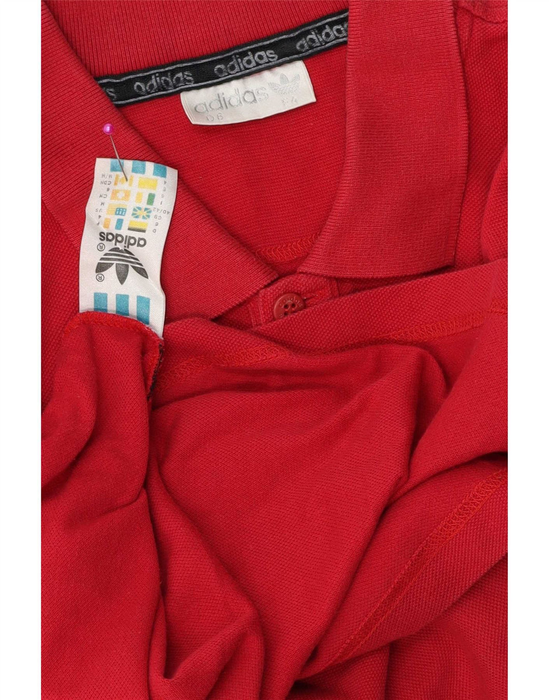 Tricou polo Adidas pentru bărbați UK 40/42 Medium Red