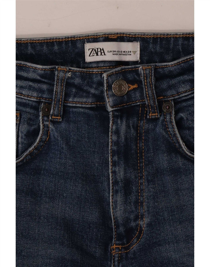 Blugi Bootcut pentru Damă Zara EU 34 2XS L24 L25 Albastru