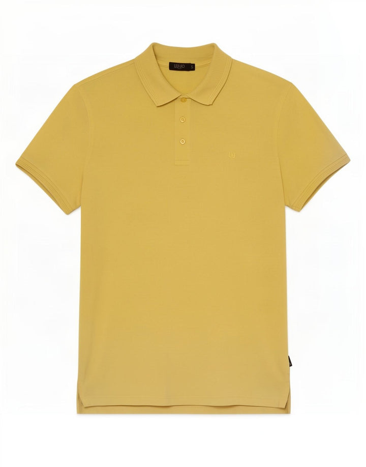 Tricou polo bărbați Liu Jo Mic Galben