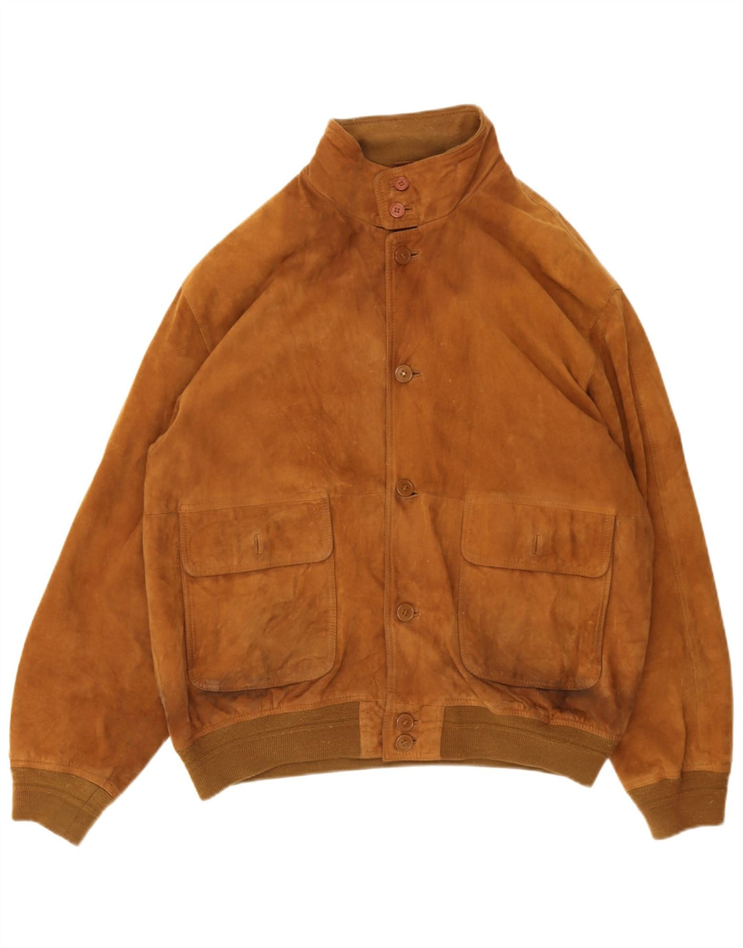 Bomber vintage pentru bărbați din piele intoarsa IT 54 2XL maro
