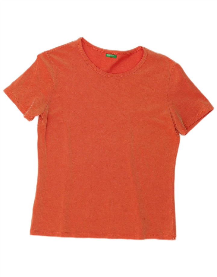 Tricou pentru femei Benetton Top UK 12 Medium Orange