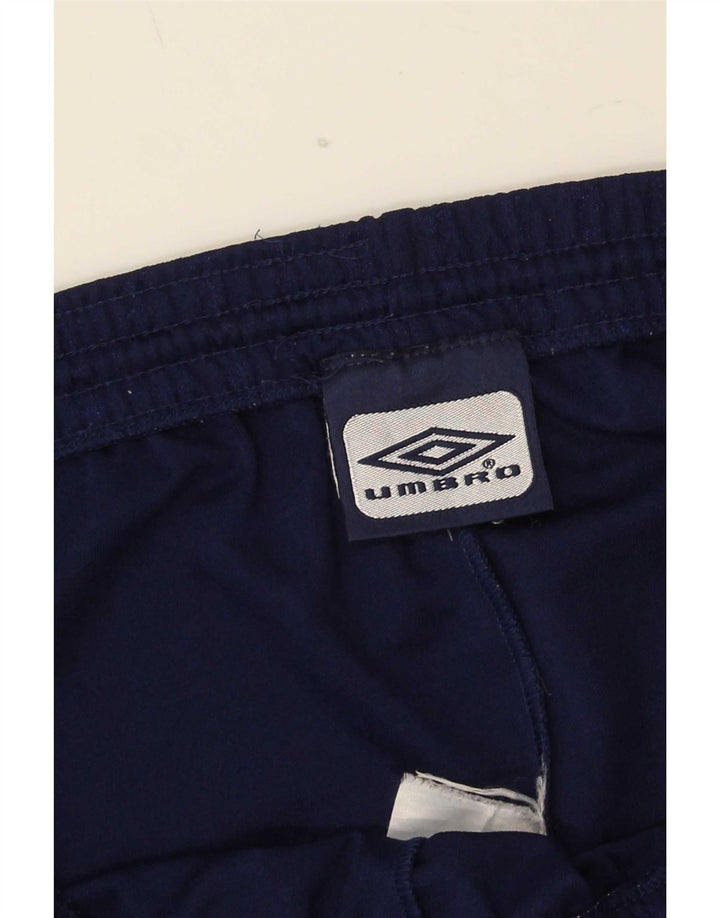 Pantaloni scurți sport Umbro pentru bărbați, mari, bleumarin, cu dungi
