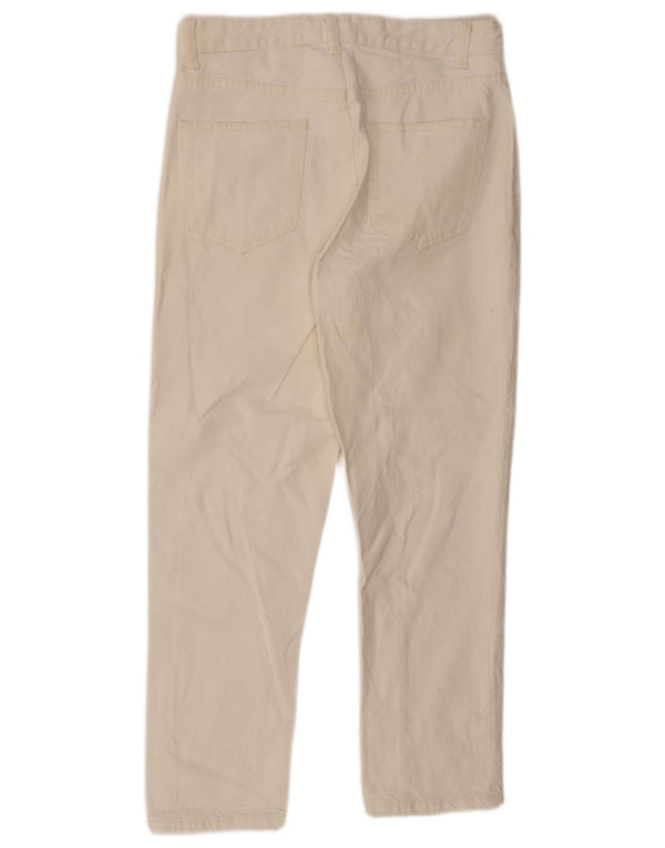 Blugi drepți pentru bărbați Zara EU 36 XS W29 L27 Bumbac alb