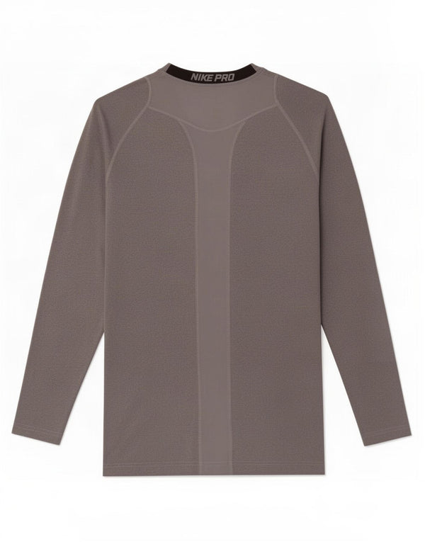 Tricou Nike Dri Fit Top cu mânecă lungă pentru femei UK 10, Gri mic, poliester color bloc