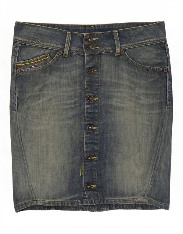 Fusta Tommy Hilfiger pentru femei Sonora Denim Medium W34 Bumbac albastru
