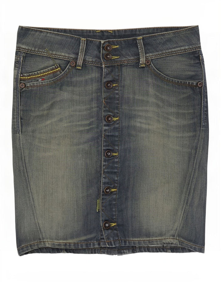 Fusta Tommy Hilfiger pentru femei Sonora Denim Medium W34 Bumbac albastru