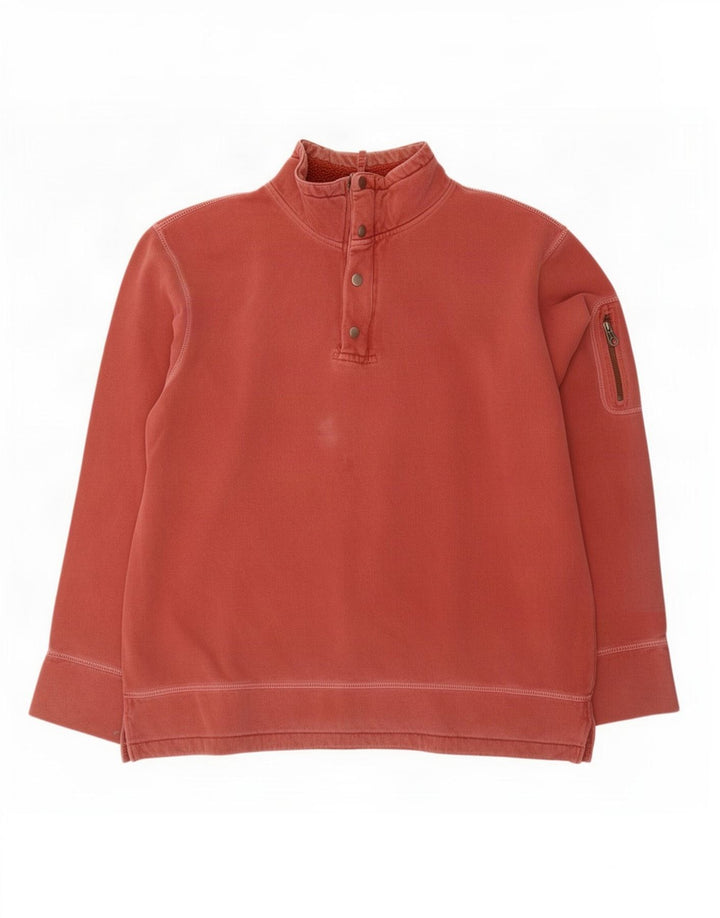 Hanorac pentru bărbați Gap, cu fermoar și gât, Jumper XL, bumbac roșu