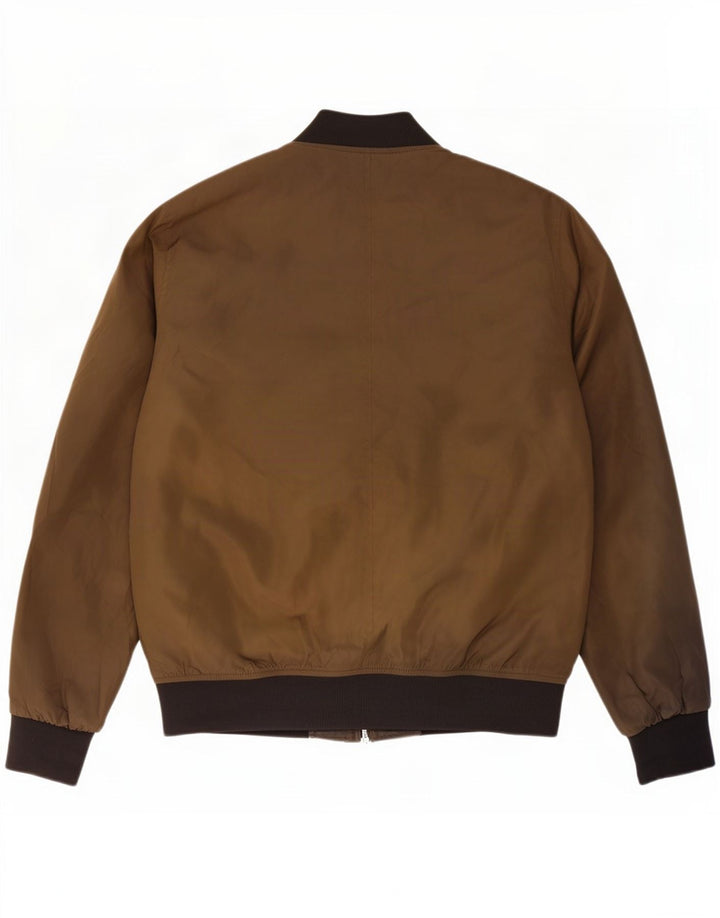 Bomber pentru bărbați Zara UK 40, mare, kaki, poliester