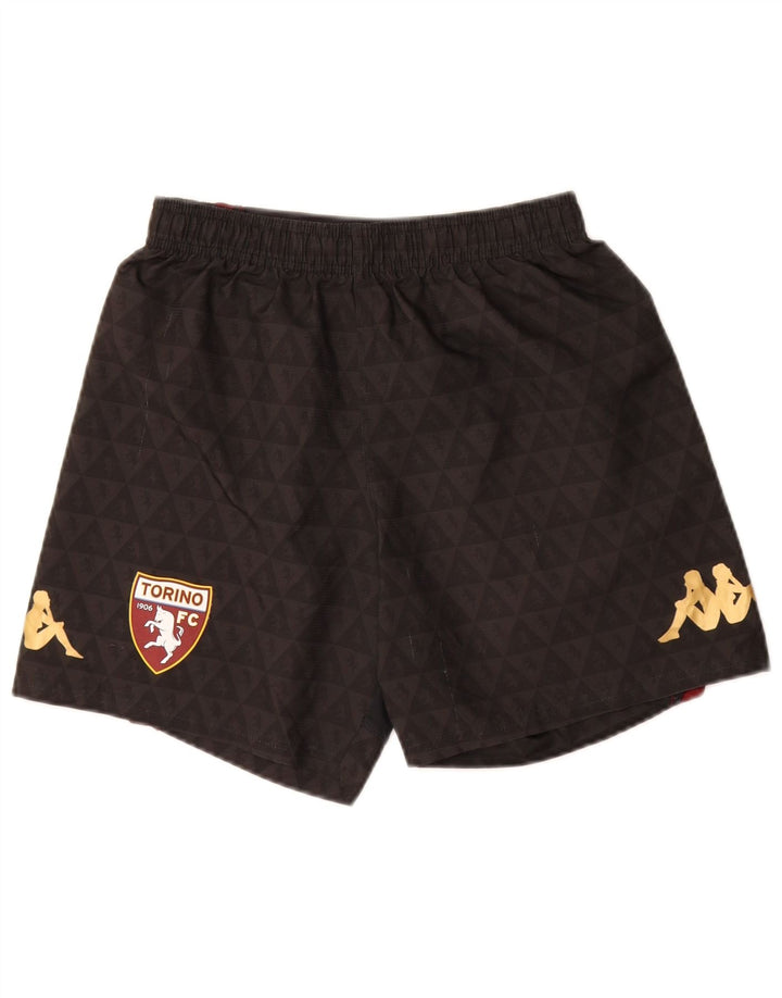 Pantaloni scurți sport KAPPA FC Torino pentru femei, UK 8, poliester negru mic