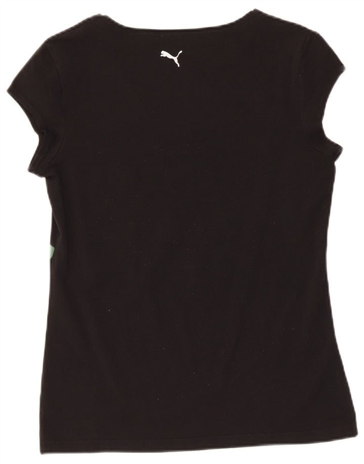 Tricou grafic Puma pentru femei Top UK 12 Medium Black