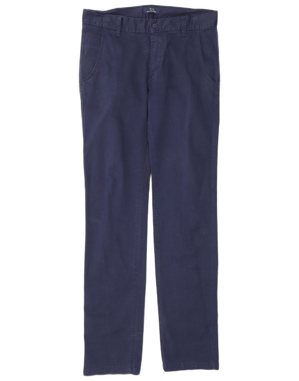Pantaloni chino slim pentru bărbați Harmont & Blaine L32 L34 bleumarin