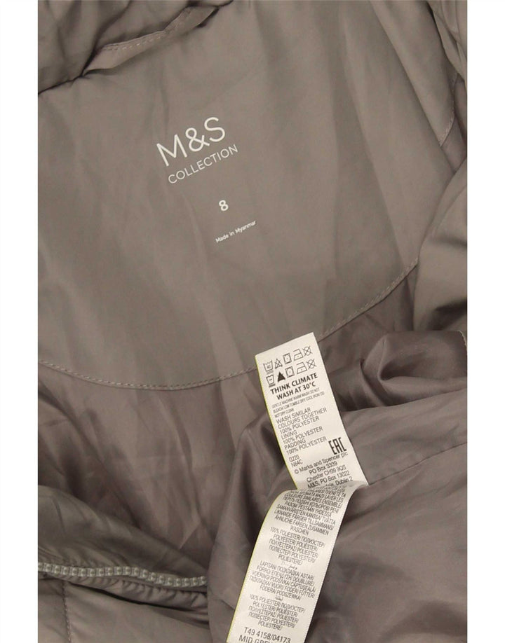 Palton căptușit pentru femei Marks & Spencer UK 8, mic, gri, poliester