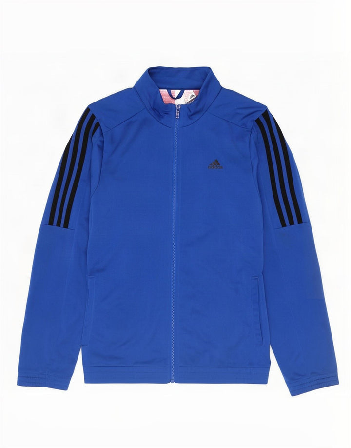 Jachetă de trening pentru bărbați Adidas, albastru mic