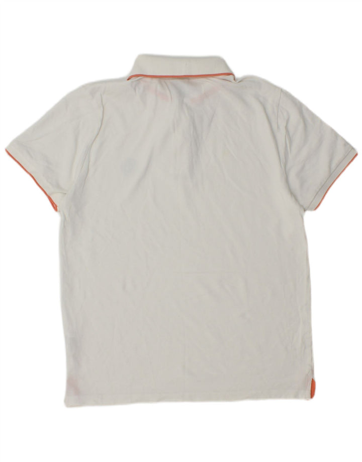 Tricou polo pentru bărbați Maui and Sons, bumbac alb mic