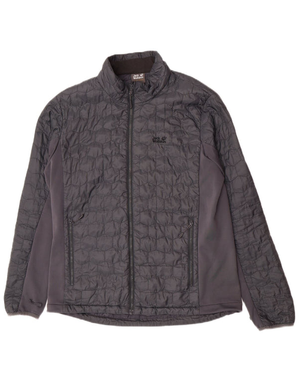 Jack Wolfskin Jachetă matlasată pentru bărbați UK 44/46 XL Gri Colorblock