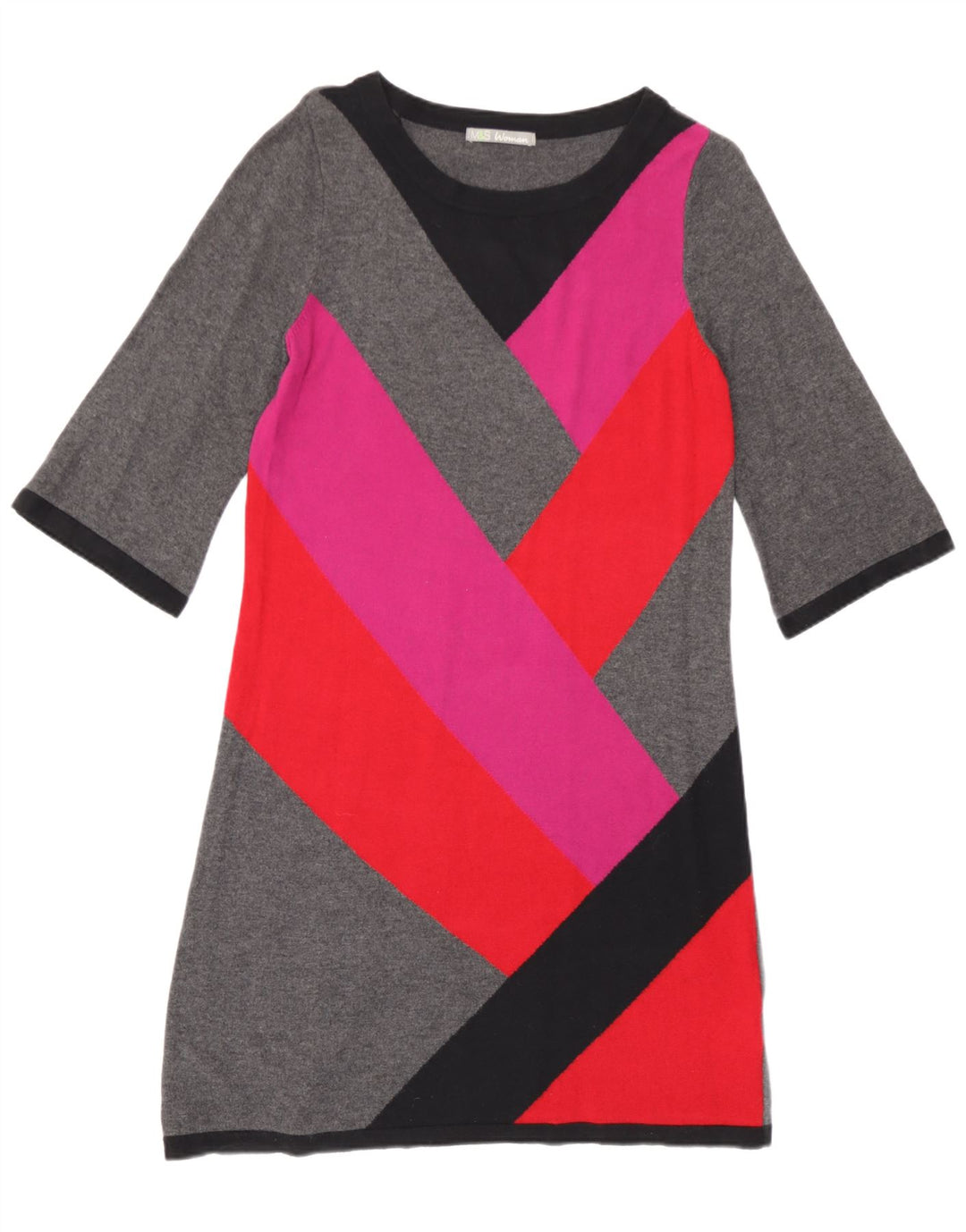 Rochie pulover pentru femei Marks & Spencer UK 14 Medium Gri Colorblock