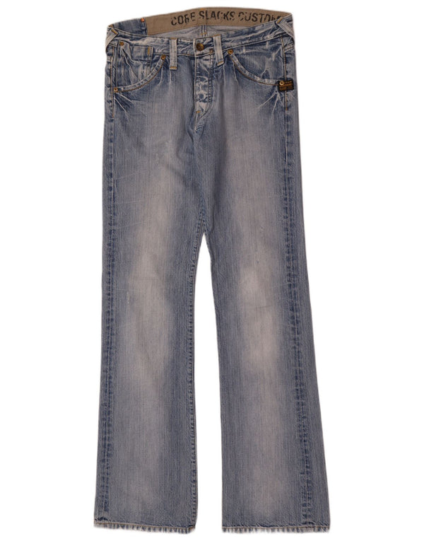 G-Star Blugi Bootcut Distressed pentru bărbați W32 L36 Bumbac albastru