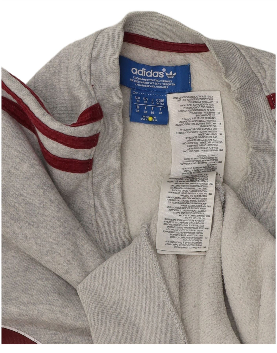 Hanorac grafic pentru bărbați Adidas Jumper, bumbac, gri mediu