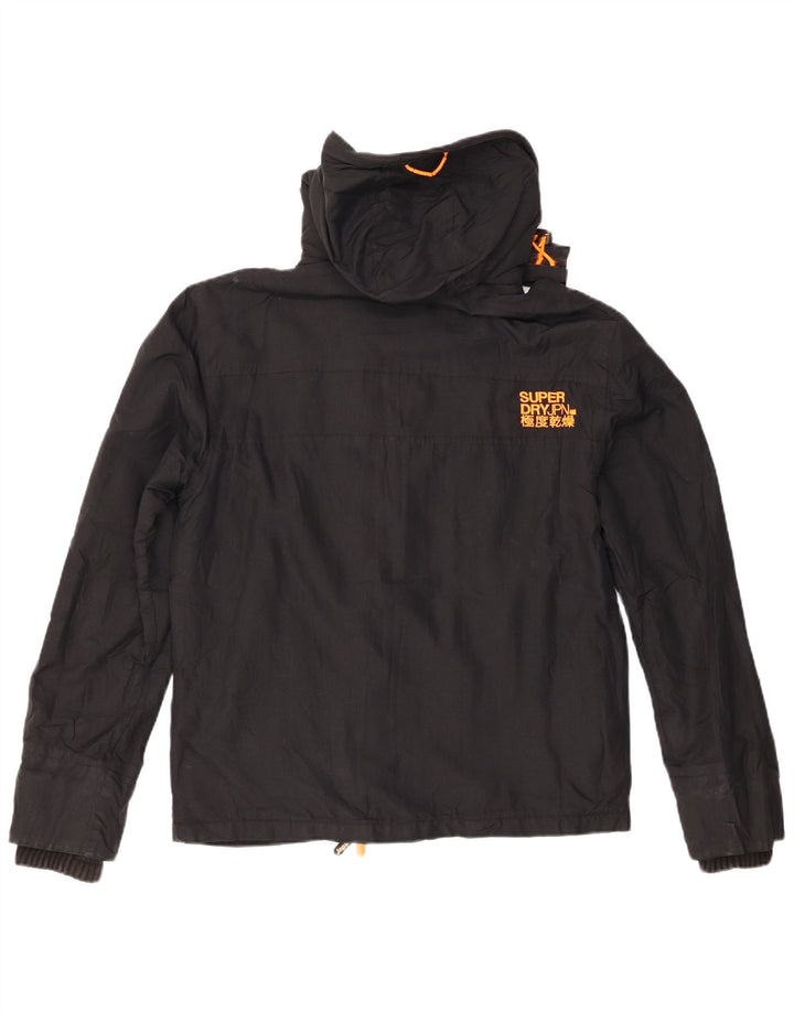 Jachetă Windbreaker cu grafică Superdry pentru femei UK 14 Medium Black