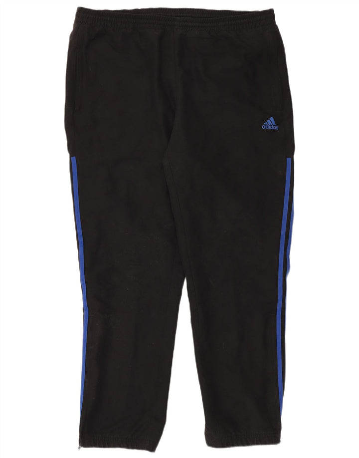 Pantaloni de trening pentru bărbați Adidas Pantaloni de jogging, mari, negru, poliester
