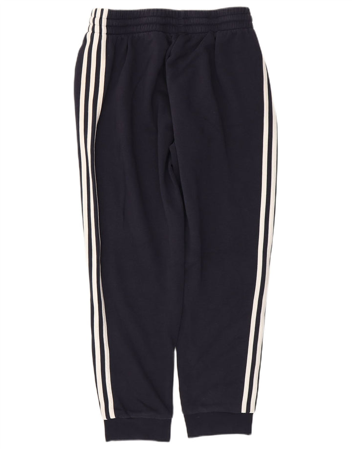 Pantaloni de trening pentru bărbați ADIDAS Pantaloni de jogging mari Bumbac bleumarin