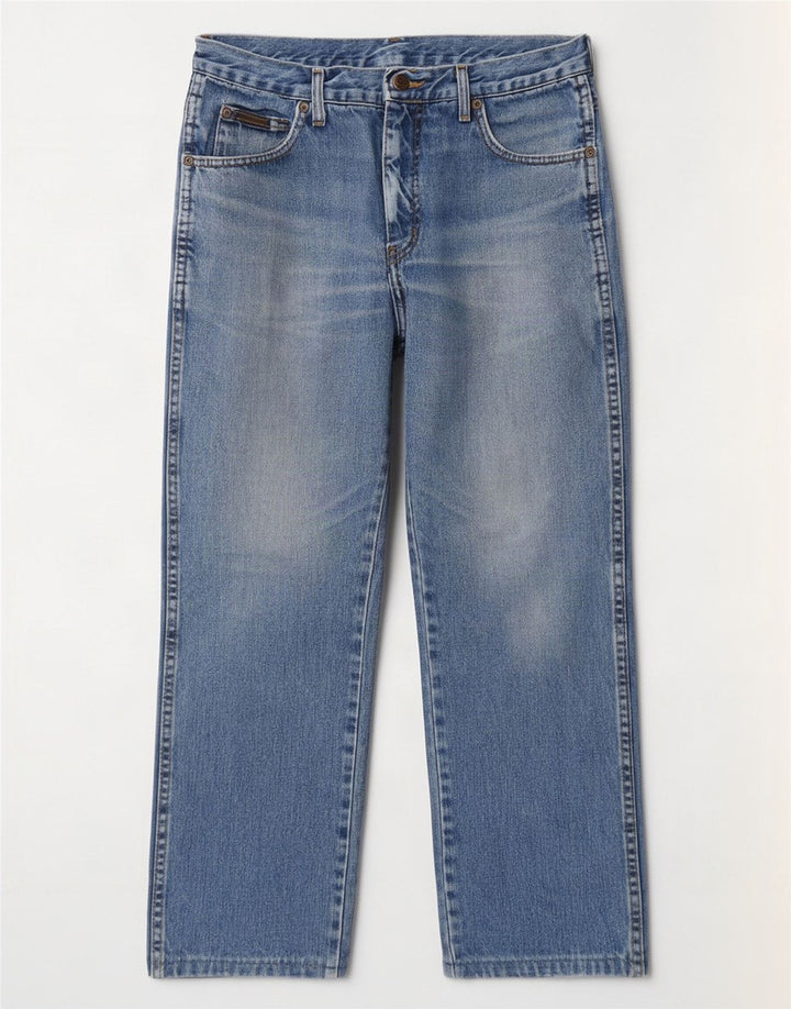Blugi drepte pentru bărbați Wrangler Texas W32 L27 Bumbac albastru