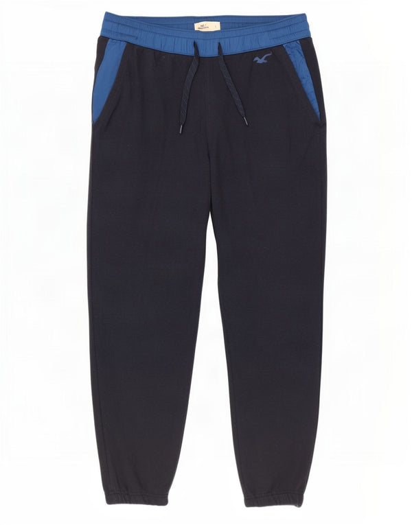 Pantaloni de trening Hollister pentru bărbați Pantaloni de jogging mici, bleumarin, color block