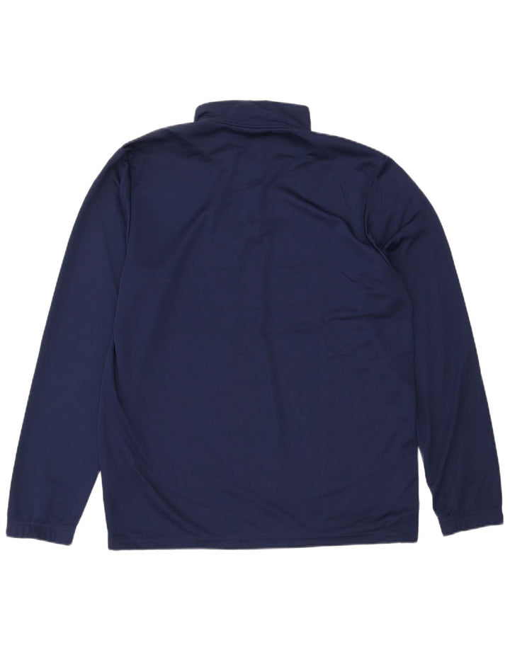 Pantaloni de trening pentru bărbați Aeroready, cu fermoar și gât, pentru bărbați, albastru bleumarin