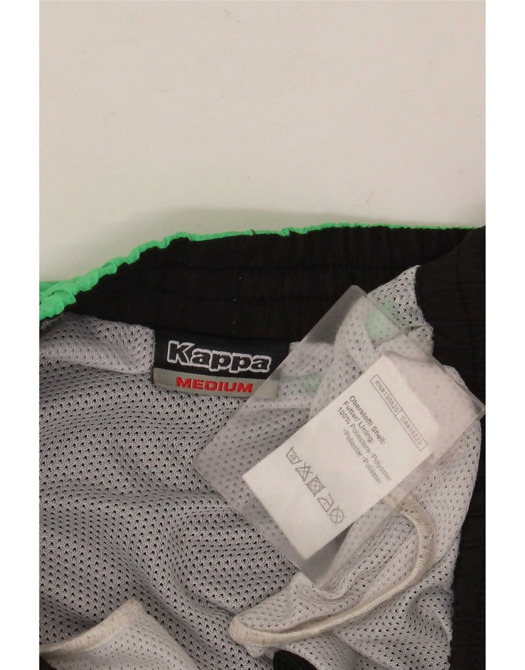Pantaloni scurți de înot pentru bărbați Kappa, negru mediu, poliester color bloc