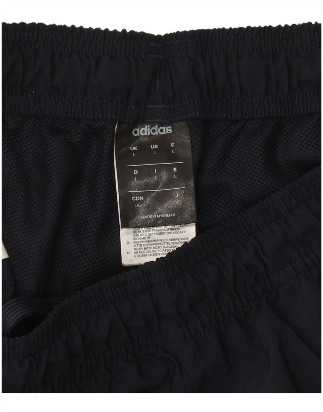 Pantaloni scurți sport pentru bărbați Adidas, mari, albastru, poliester
