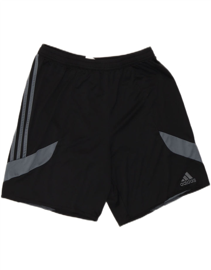 Pantaloni scurți sport Adidas Climalite pentru bărbați, mari, negru, poliester color bloc