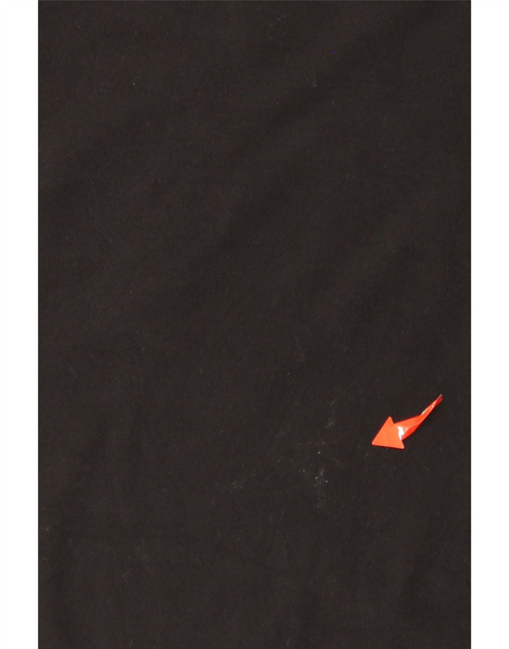 RUSSELL ATHLETIC Băieți Pulover Trening Top 15-16 Ani 2XL Negru