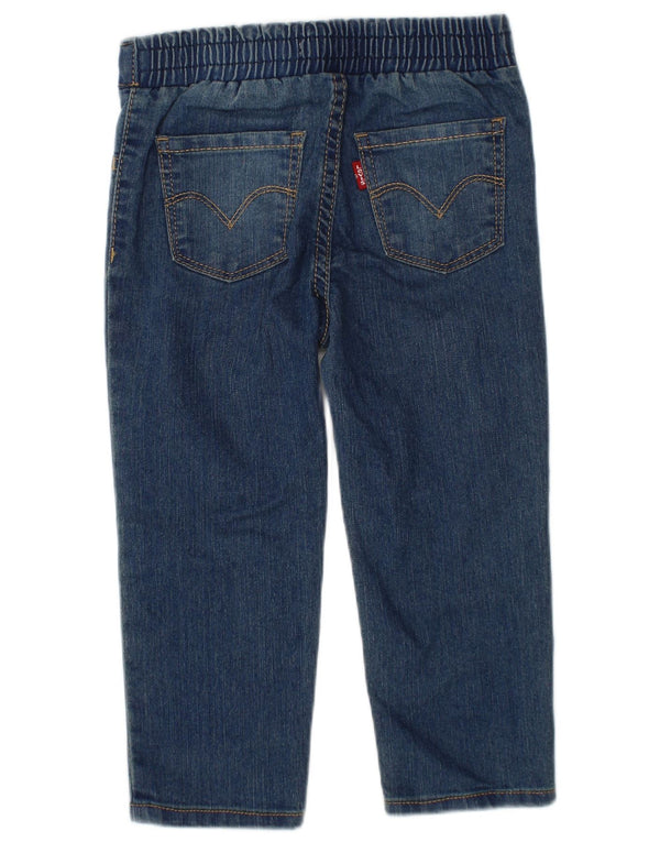 LEVI'S Baby Girls Straight Jeans 12-18 Months W18 L13 Blue Cotton